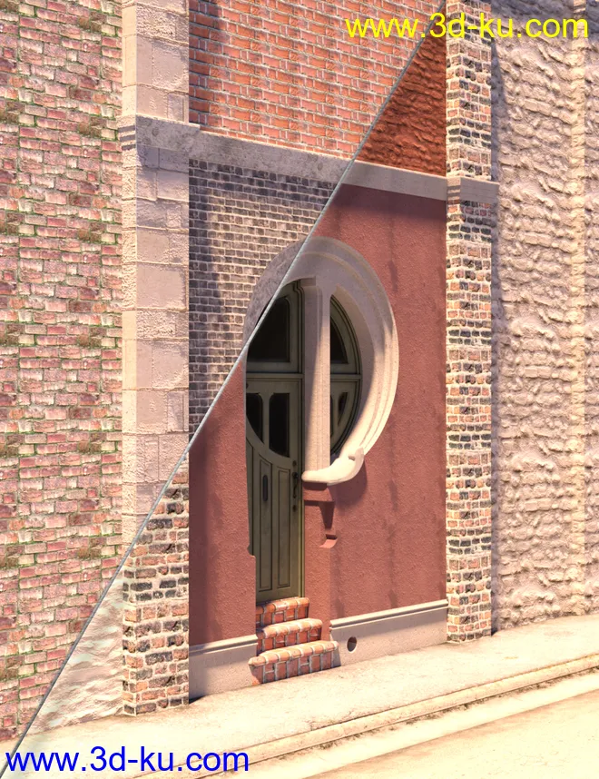 Ancient Stones - Masonry, Stone and Brickwork Shaders for DS and Iray模型的图片9