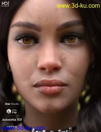 3D打印模型Antonetta HD and Bodice Helena for Genesis 8 Female的图片