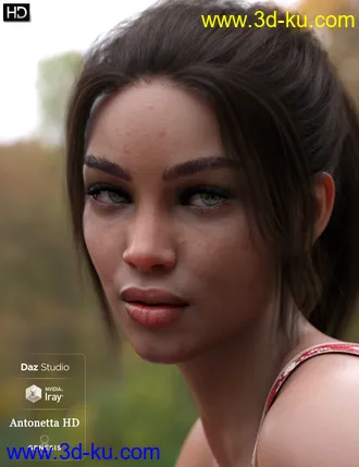 3D打印模型Antonetta HD and Bodice Helena for Genesis 8 Female的图片