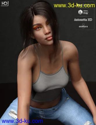3D打印模型Antonetta HD and Bodice Helena for Genesis 8 Female的图片
