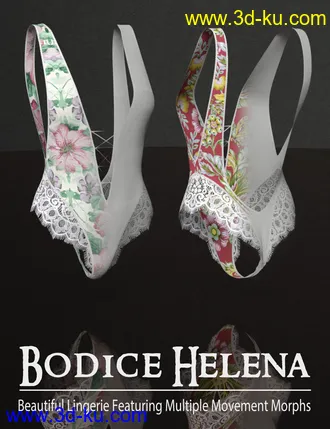 3D打印模型Antonetta HD and Bodice Helena for Genesis 8 Female的图片
