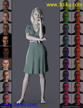 3D打印模型Artistic Lighting Kit - Intensity的图片