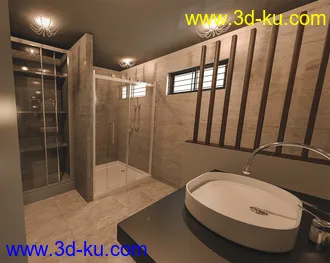 3D打印模型Avil Master Bedroom and Bath的图片