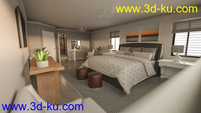 Avil Master Bedroom and Bath模型的图片5