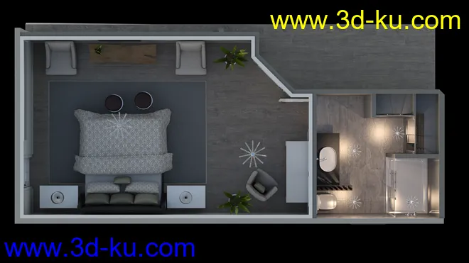Avil Master Bedroom and Bath模型的图片8
