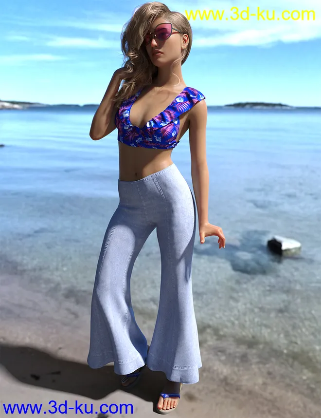 Boho Summer for Genesis 8 Female(s)模型的图片2