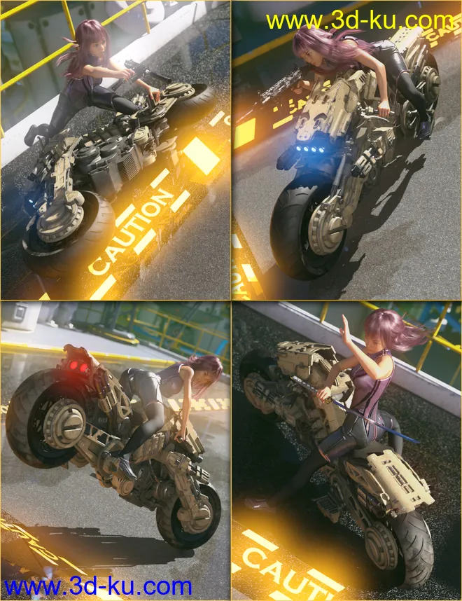 Bullets Blades and Bikes for Sukai 8模型的图片4