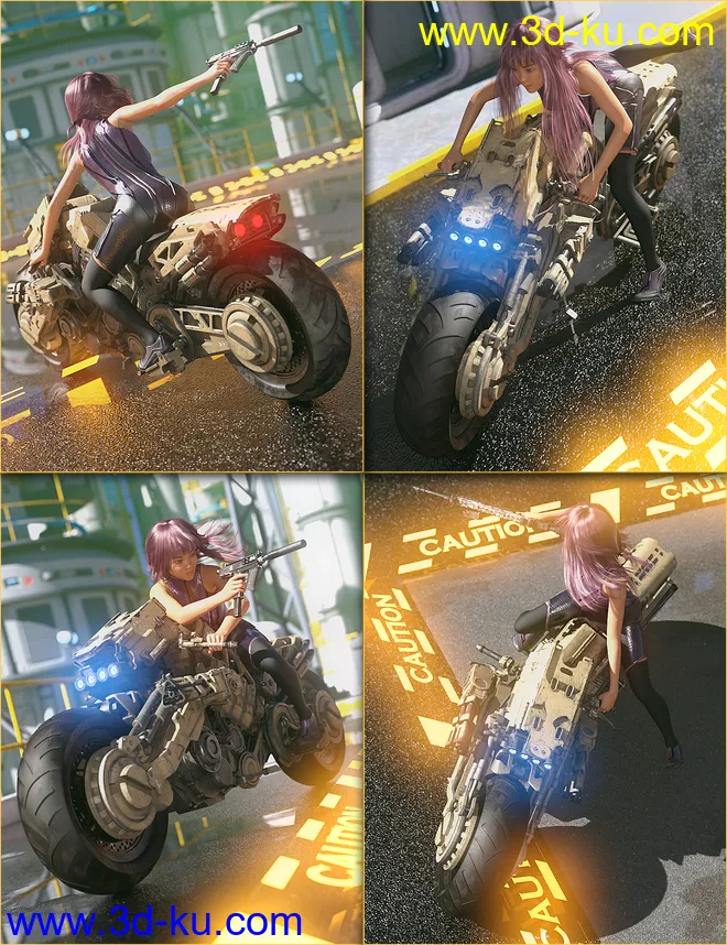 Bullets Blades and Bikes for Sukai 8模型的图片6