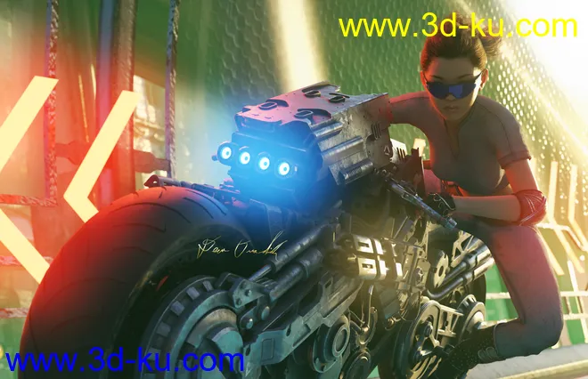 Bullets Blades and Bikes for Sukai 8模型的图片8