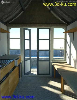 3D打印模型By the Seaside Beach Huts的图片