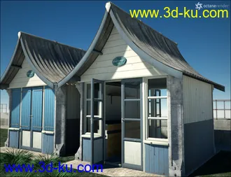 3D打印模型By the Seaside Beach Huts的图片