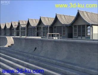 3D打印模型By the Seaside Beach Huts的图片