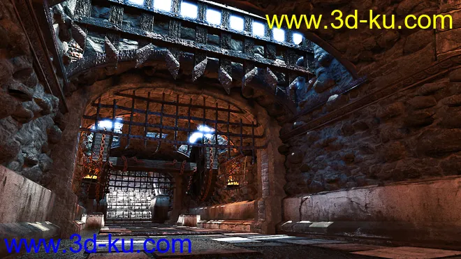 Castle Gravestone Halls模型的图片3