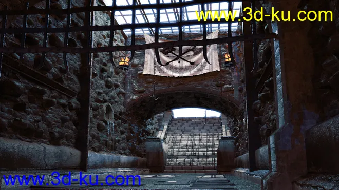 Castle Gravestone Halls模型的图片8