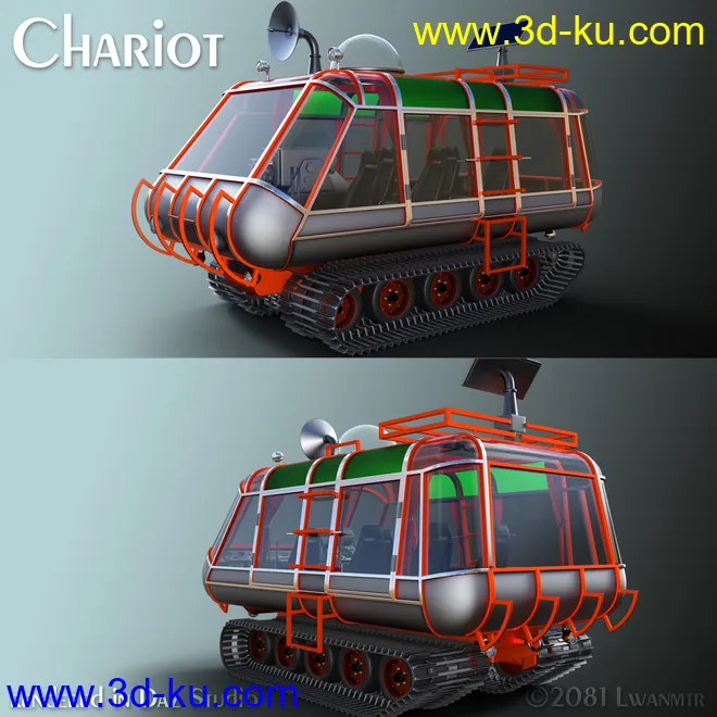 Chariot for Daz and Poser模型的图片1