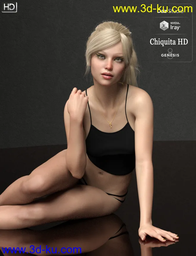 Chiquita HD For Genesis 8 Female模型的图片13