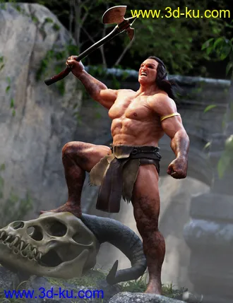 3D打印模型Cromwell for Genesis 8 Male with dForce Hair的图片