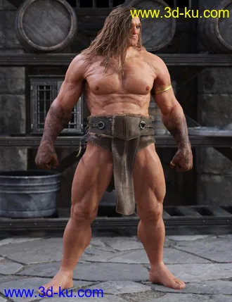 3D打印模型Cromwell for Genesis 8 Male with dForce Hair的图片
