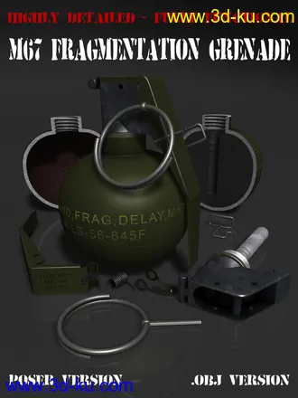3D打印模型Detailed Hand Grenade的图片