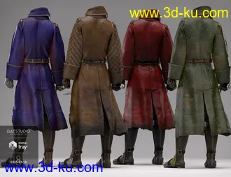 3D打印模型dForce Adventurer Knight Textures的图片