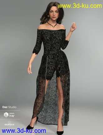3D打印模型dForce Aimee Lynn Outfit for Genesis 8 Female(s)的图片