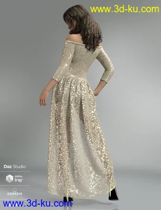 3D打印模型dForce Aimee Lynn Outfit for Genesis 8 Female(s)的图片