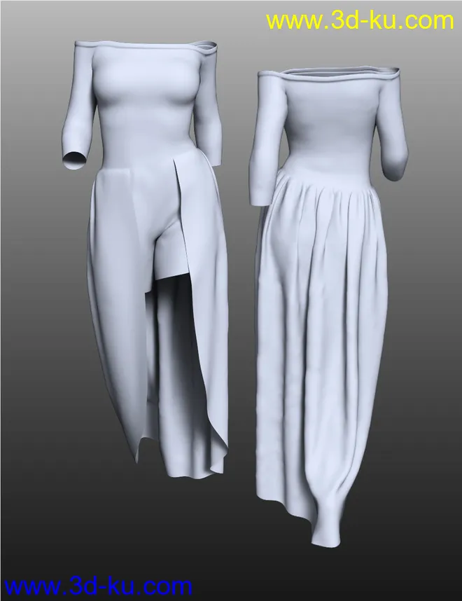 dForce Aimee Lynn Outfit for Genesis 8 Female(s)模型的图片11