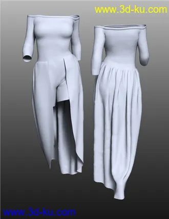 3D打印模型dForce Aimee Lynn Outfit for Genesis 8 Female(s)的图片