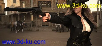 3D打印模型dForce Bang Bang Jackie Outfit for Genesis 8 Female(s)的图片