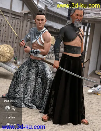 3D打印模型dForce BlackGuard Outfit Textures的图片