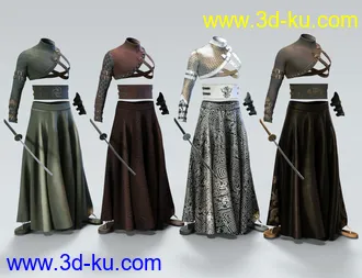 3D打印模型dForce BlackGuard Outfit Textures的图片