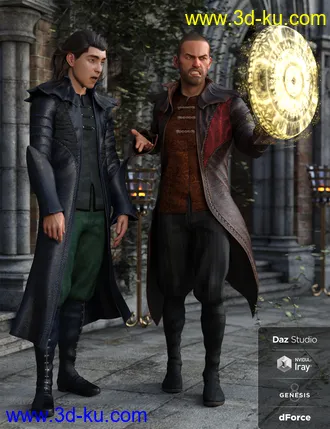 3D打印模型dForce Dragonlord Outfit Textures的图片