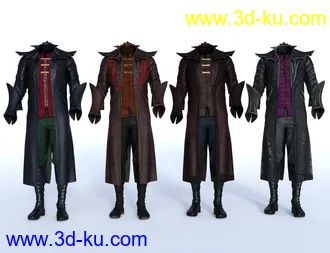 3D打印模型dForce Dragonlord Outfit Textures的图片