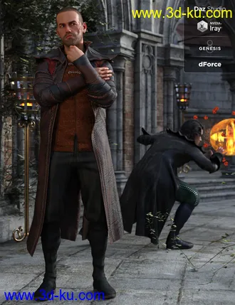 3D打印模型dForce Dragonlord Outfit Textures的图片
