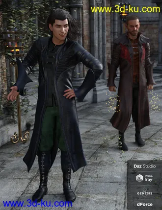 3D打印模型dForce Dragonlord Outfit Textures的图片