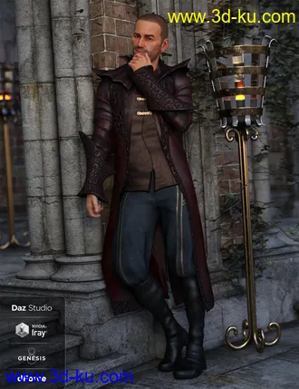 3D打印模型dForce Dragonlord Outfit Textures的图片