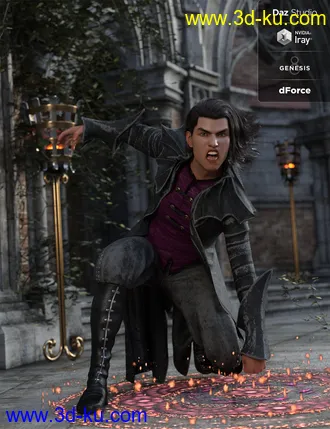 3D打印模型dForce Dragonlord Outfit Textures的图片