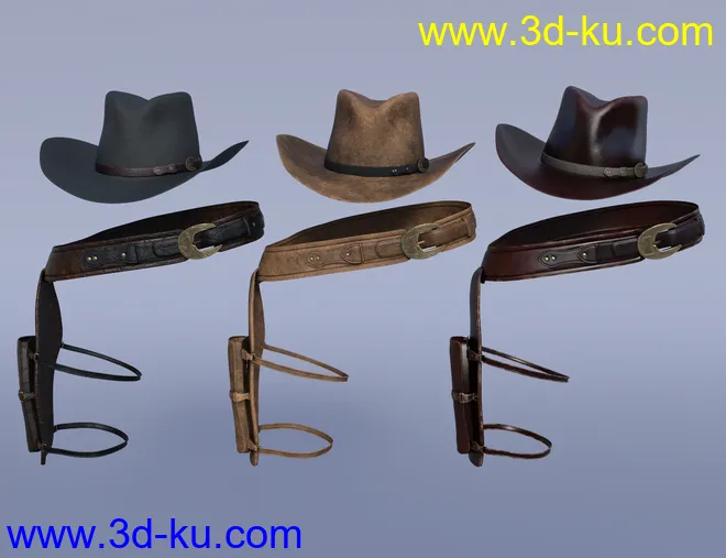 dForce Everyday Cowgirl Textures模型的图片4
