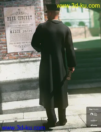 3D打印模型dForce Lighthouse Keeper for Genesis 8 Male(s)的图片