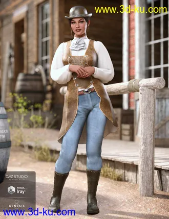 3D打印模型dForce Missi Judge Outfit Textures的图片