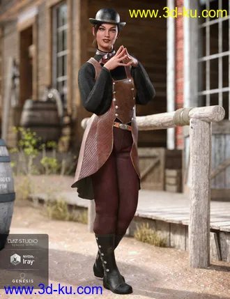 3D打印模型dForce Missi Judge Outfit Textures的图片