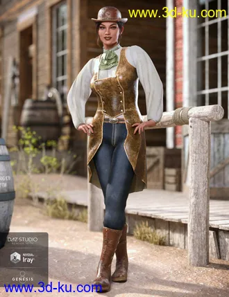 3D打印模型dForce Missi Judge Outfit Textures的图片