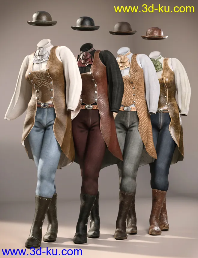 dForce Missi Judge Outfit Textures模型的图片5