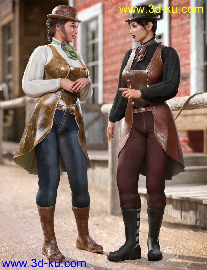 dForce Missi Judge Outfit Textures模型的图片6