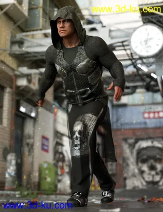 3D打印模型dForce Newrava Outfit for Genesis 8 Male(s)的图片
