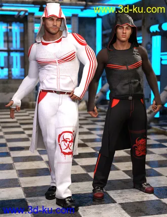 3D打印模型dForce Newrava Outfit Textures的图片