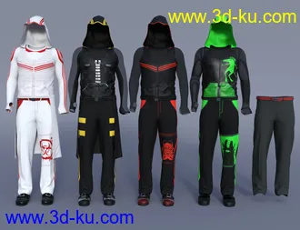 3D打印模型dForce Newrava Outfit Textures的图片