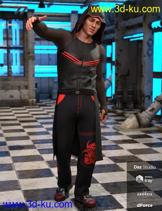 3D打印模型dForce Newrava Outfit Textures的图片