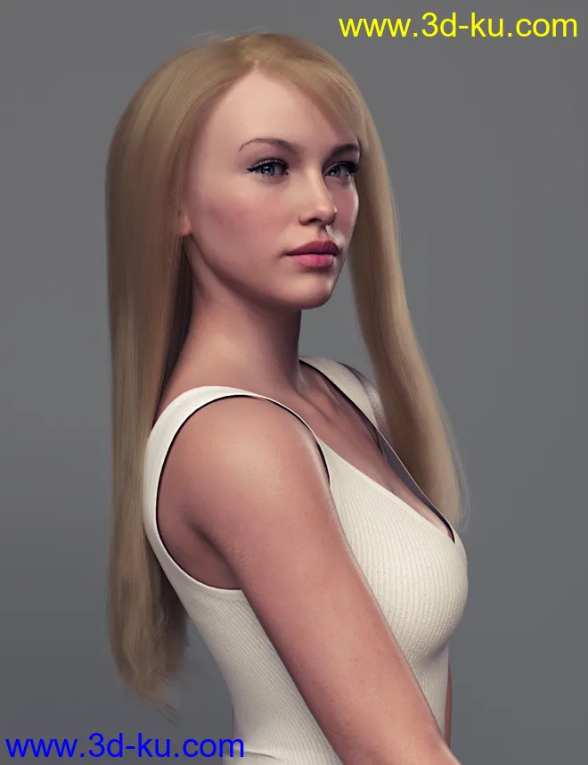 dForce Regina Hair for Genesis 8 Female(s)模型的图片2
