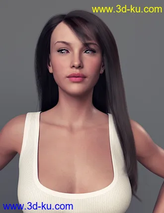 3D打印模型dForce Regina Hair for Genesis 8 Female(s)的图片